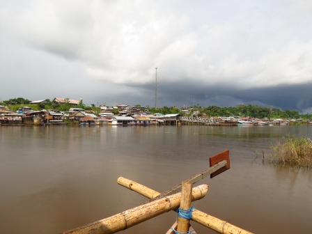 Pebas, seen from our raft